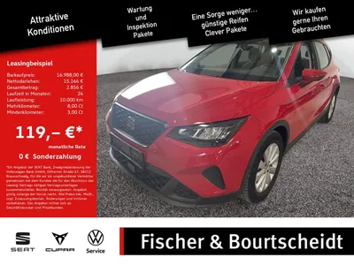 Seat Seat Arona 1.0 TSI Style KLIMA PDC SHZ FACEL. LED im Leasing von Null-Leasing
