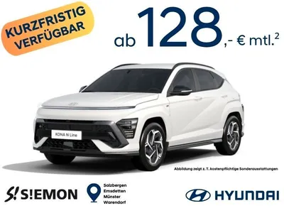 Hyundai Hyundai KONA N Line 1.6 T-GDI 110kW MY27 7-Gang-DCT im Leasing von Null-Leasing