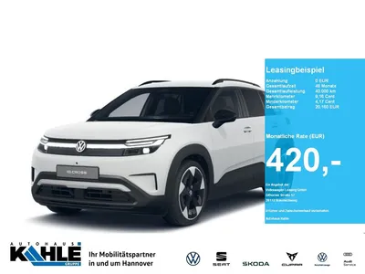 VW Volkswagen ID. Cross Style 52 kWh CarPlay Matrix CCS ACC im Leasing von Null-Leasing