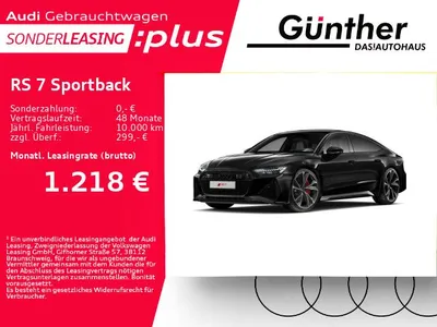 Audi Audi RS7 SPORTBACK+WINTERRÄDER+STANDHEIZUNG+SPORTABGA im Leasing von Null-Leasing