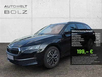 Skoda Skoda Octavia 2.0 TDI Tour NAVI MATRIX-LED 360° PANO im Leasing von Null-Leasing