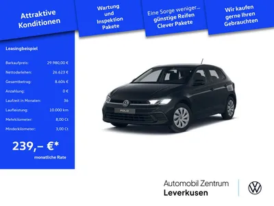 VW Volkswagen Polo DSG Goal AHK LED ACC NAVI VIRT KAM CARPLAY im Auto Abo von Mobile.de