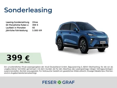 MG MGS6 EV Luxury 77 kWh *LED*Memory*HUD*Navi*ACC* im Leasing von Null-Leasing