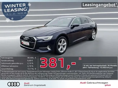 Audi Audi A6 Avant 45 TFSI qu MATRIX Pano AHK ACC advanced im Auto Abo von Null-Leasing