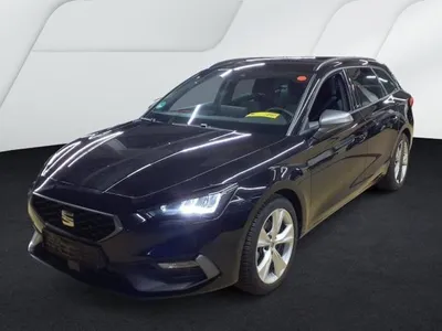 Seat Seat Leon Sportstourer FR 1.5 eTSI 110kW DSG - LED MFL Navi SHZ LM Virtual Cockpit Vision Plus GJR ACC im Leasing von LeasingMarkt.de