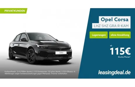 Opel Opel Corsa Allwetterreifen & Sitzheizung + Rückfahrkamera im Auto Abo von Leasingdeal.de