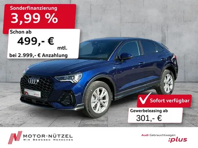 Audi Audi Q3 Sportback 35 TDI S-TR S-LINE LED+NAVI+RFK+ACC im Leasing von Null-Leasing