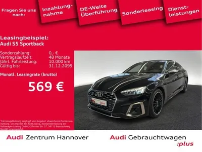 Audi Audi S5 Sportback 3.0 TDI quattro HuD Matrix Kamera ACC virtual im Auto Abo von LeasingMarkt.de