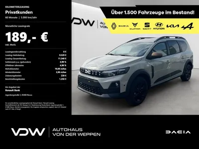 Dacia Dacia Jogger Extreme Eco-G 120 auto im Leasing von Null-Leasing