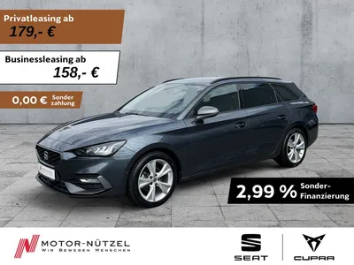 Seat Seat Leon ST 1.5 eTSI DSG FR-LINE LED+NAV+ACC+SHZ+RFK im Leasing von Null-Leasing