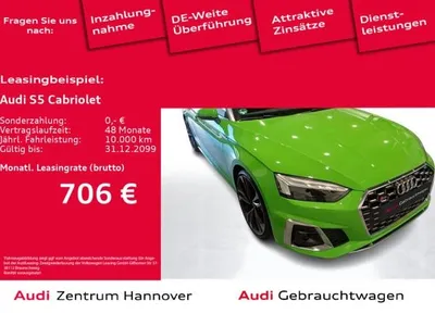 Audi Audi S5 Cabriolet 3.0 TFSI quattro Matrix B&O Head-Up AHK im Auto Abo von LeasingMarkt.de