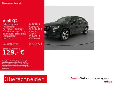 Audi Audi Q2 40 TFSI qu advanced Black 18 CAM ACC SHZ PDC im Auto Abo von Null-Leasing