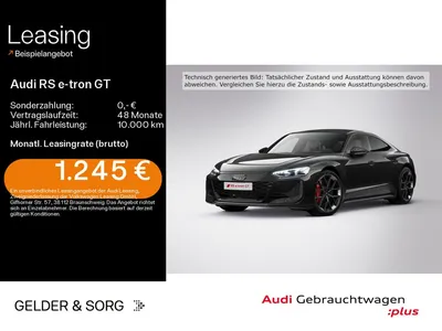 Audi Audi RS e-tron GT perf. qu. Carbon*Keramik*Air*B&O*Hu im Auto Abo von Null-Leasing