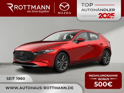 Mazda Mazda 3 2027 186ps Aut. CENTRE-Line NAV KeyLess Qi ACC im Leasing von Null-Leasing