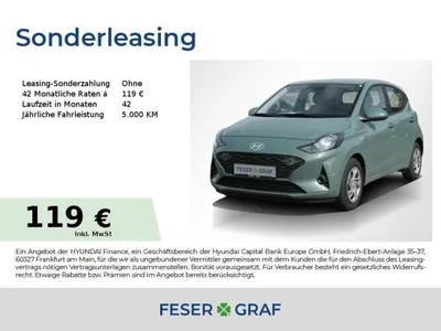 Hyundai Hyundai i10 SELECT NAVI CAM KLIMA USB LED-TFL CARPLAY im Auto Abo von LeasingMarkt.de