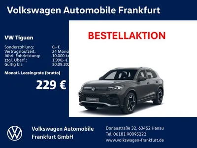 VW Volkswagen Tiguan R-Line 1.5 eTSI DSG |   Top Deal im Leasing von Null-Leasing