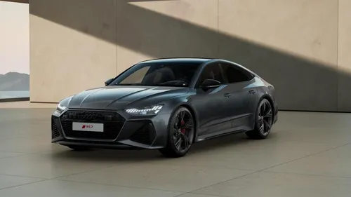 Audi Audi RS7 Sportback quattro performance Goodwoodgrün Perleffekt im Auto Abo von LeasingTime