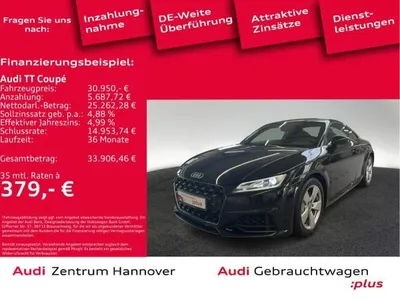 Audi Audi TT Coupe 45 TFSI DAB virtual Xenon im Auto Abo von LeasingMarkt.de