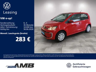 VW Volkswagen e-up! Navi/Sitzhz/CCS/beheiz.FS/Climatronic/4Tür im Leasing von Null-Leasing