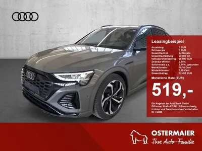 Audi Audi Q8 e-tron Sportback S-LINE BLACK 55 NP.114T ACC.5J-G.AHK.KAMERA.NAVI+VC.B&O.HUD.PANO. im Auto Abo von LeasingMarkt.de