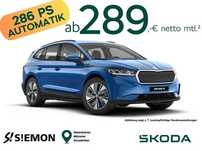 Skoda Skoda Enyaq 85 210KW ✔️ Gewerbekundenaktion ✔️ frei konfigurierbar im Auto Abo von LeasingTime