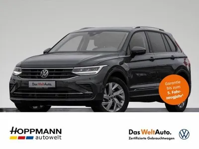 VW Volkswagen Tiguan Life 1.5 TSI ACC Navi AppConnect LED Rückfahrkamera VW-Anschlussgarantie im Auto Abo von LeasingMarkt.de