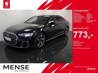 Audi Audi A8 50 TDI quattro |Matrix|Luft|Pano|ACC|STH|HUD im Auto Abo von Null-Leasing