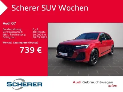 Audi Audi Q7 SUV S line 45 TDI PANO B&O 7-SITZER MATRIX OPTIK SCHWARZ+ im Auto Abo von LeasingMarkt.de