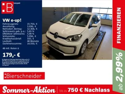 VW Volkswagen up! e- Active CCS ALU SHZ CAM GRA im Auto Abo von LeasingMarkt.de