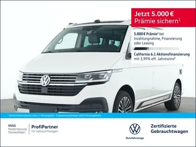 VW Volkswagen T6.1 California Ocean Edition 4Motion AHK Navi LED im Auto Abo von LeasingMarkt.de