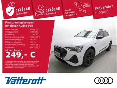 Audi Audi e-tron 55 S line black edition AVILOO 98% TechSel. Matrix im Auto Abo von LeasingMarkt.de