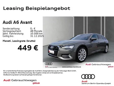 Audi Audi A6 Avant 45 TFSI S line int. S tronic *AHK*360°* im Auto Abo von Mobile.de