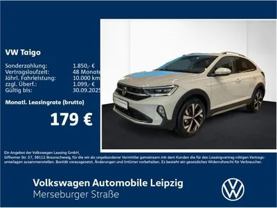 VW Volkswagen Taigo Style 1.0 l TSI CLIMA*GJR*RFK im Auto Abo von LeasingMarkt.de