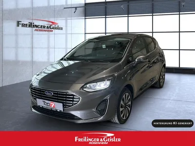 Ford Ford Fiesta Titanium LED PDC h. Navi Tempo SHZ Servo im Leasing von Null-Leasing