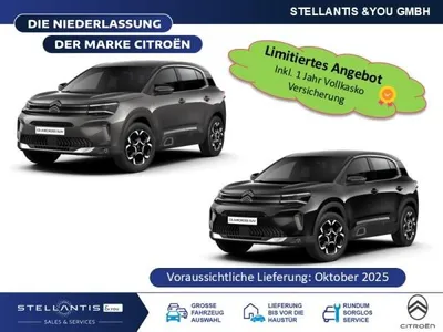 Citroen Citroën C5 Aircross BlueHDI 130 EAT8 - Inkl. 1 Jahr Vollkasko Versicherung im Auto Abo von LeasingMarkt.de