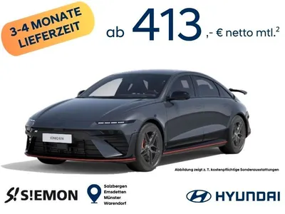 Hyundai Hyundai IONIQ 6 N 84kWh 448kW Allrad Gewerbekunden im Leasing von Null-Leasing