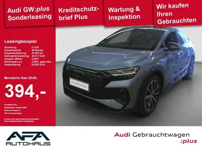 Audi Audi Q4 Sportback e-tron 2x S-Line*AHK*Pano*360°*WP im Auto Abo von Null-Leasing