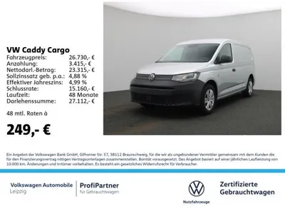 VW Volkswagen Caddy Cargo Maxi *vorb.AHK*SHZ*Heckflügeltüren im Auto Abo von LeasingMarkt.de