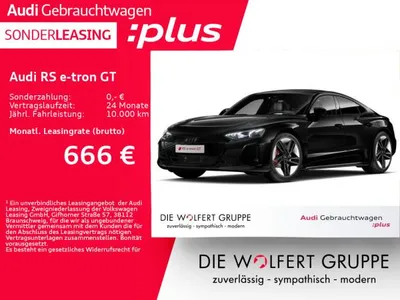 Audi Audi RS e-tron GT 0,5%*MATRIX*B&O*CARPLAY*ACC im Leasing von LeasingMarkt.de