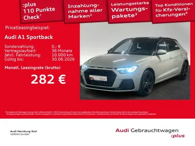 Audi Audi A1 Sportback 25 TFSI advanced S tronic LED/OPTIK im Leasing von LeasingMarkt.de