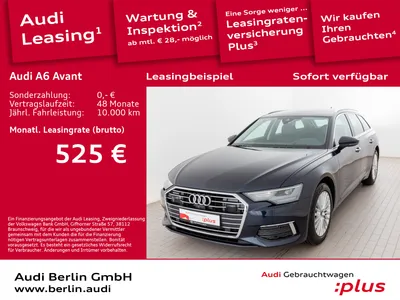 Audi AUDI A6 Avant Design 40 TDI qu. S tr. HUD AHK ALCANT im Auto Abo von Null-Leasing