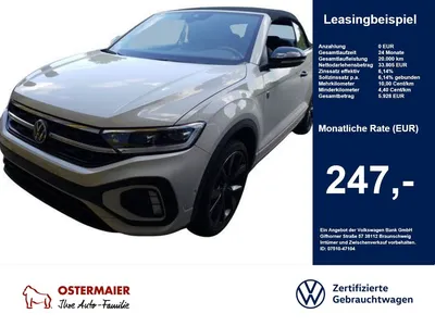 VW Volkswagen T-Roc Cabriolet R-LINE EDITION KARMANN 1.5TSI 15 im Leasing von Null-Leasing