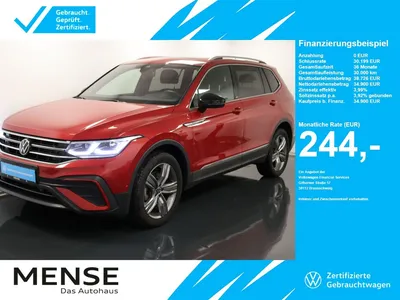 VW Volkswagen Tiguan Allspace 2.0 TDI 4Motion DSG Life Matrix im Leasing von Null-Leasing