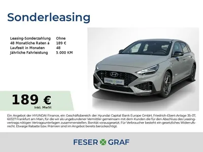 Hyundai Hyundai i30 N-LINE NAVI LED SHZ LHZ CARPLAY KAMERA DCT im Leasing von Null-Leasing