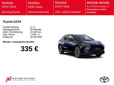 Toyota Toyota bZ4X Comfort *NEUES MODELL* im Leasing von Null-Leasing