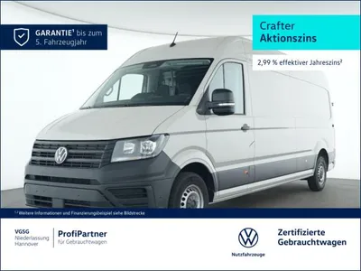 VW Volkswagen Crafter 35 Kasten Lang AHK Doppelsitzbank 270 im Leasing von LeasingMarkt.de