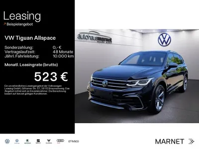 VW Volkswagen Tiguan Allspace 2.0 TDI 4M DSG R-Line SHZ*PAS*LAS im Auto Abo von LeasingMarkt.de