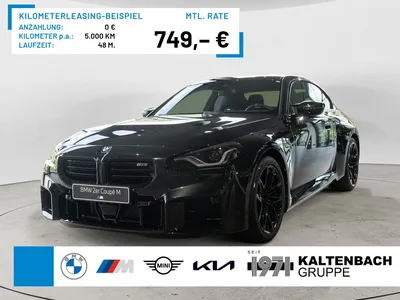 BMW BMW M2 FACEL. LED HUD NAVI H/K KAMERA SHZ PDC MEMORY im Leasing von Null-Leasing