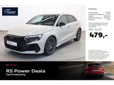 Audi Audi RS3 Sportback TFSI quattro 280 km/h Individuallackierung im Auto Abo von LeasingMarkt.de