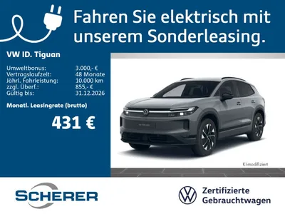 VW Volkswagen ID. Tiguan Life 78 kwh Individuell wie Sie im Leasing von Null-Leasing